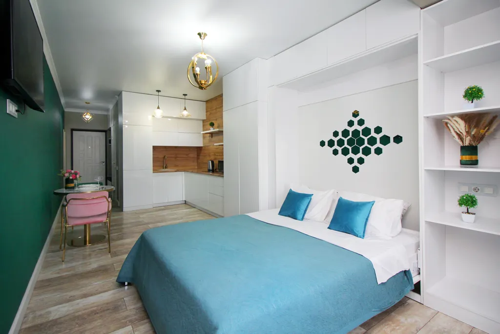 Уютная квартира с видом на горы и Коктобе