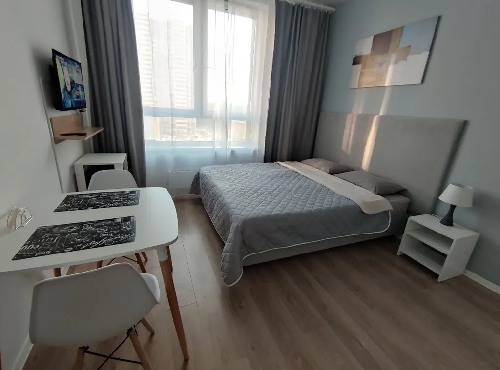 Квартира Современная студия рядом с аэропортом Внуково, метро Пыхтино — аренда посуточно в Внуково