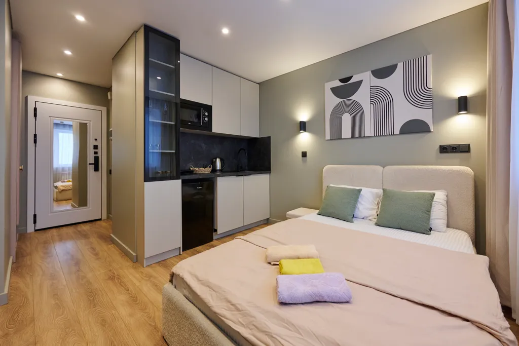 Квартира Квартира Уютная студия у метро — Москва