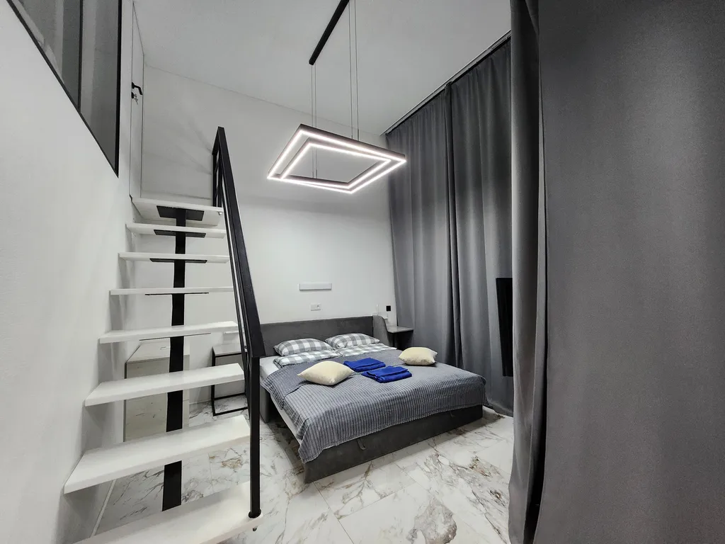 Квартира Квартира Двухуровневая для 1-6 гостей: бесконтактно, полный набор техники — Нахабино