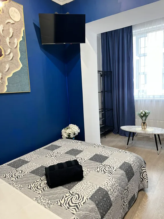 2-х комнатная в центре г. Алматы с дизайнерским ремонтом в новом ЖК