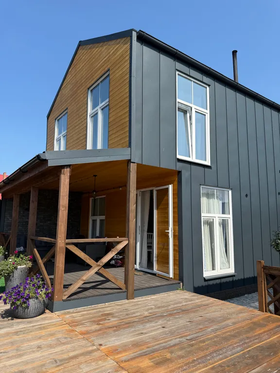 Барнхаус на балтийской косе у моря