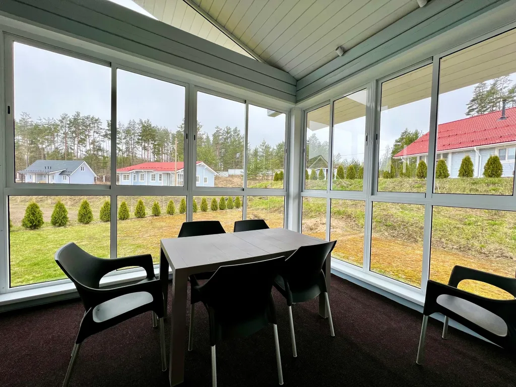 Большой дом с сауной и камином Озеро Лунное