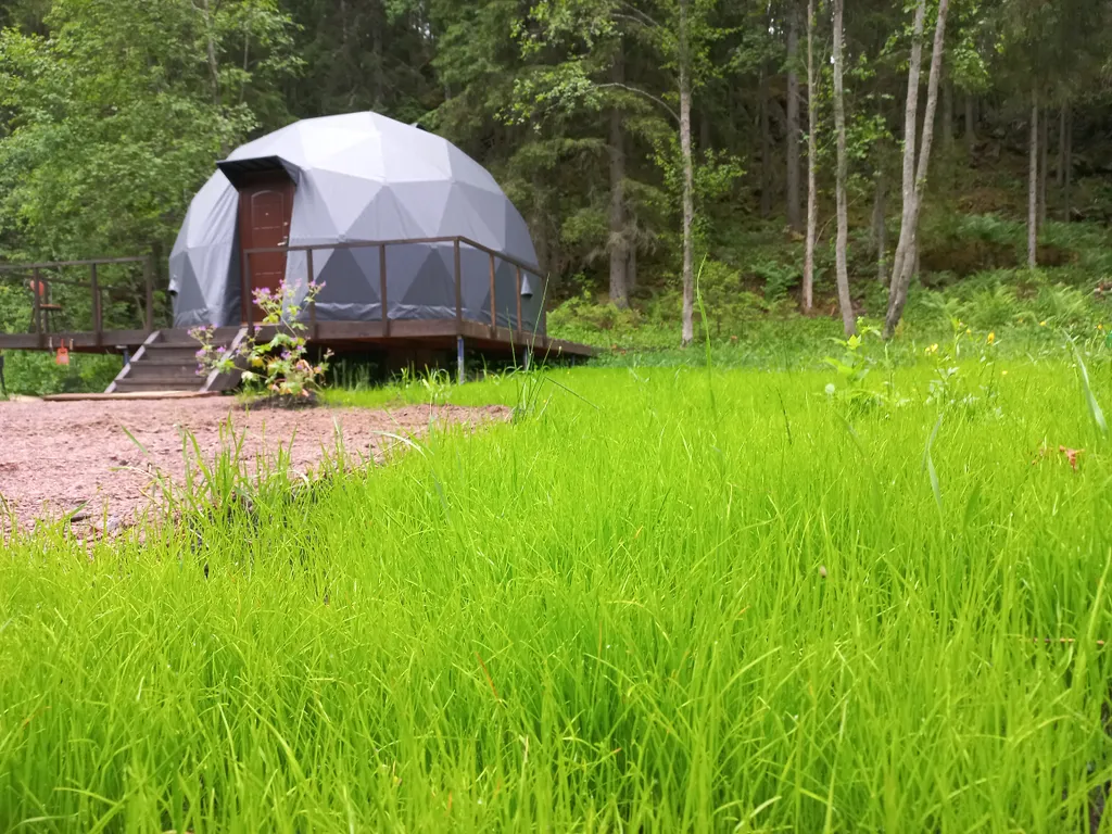 Купол сфера с панорамным видом