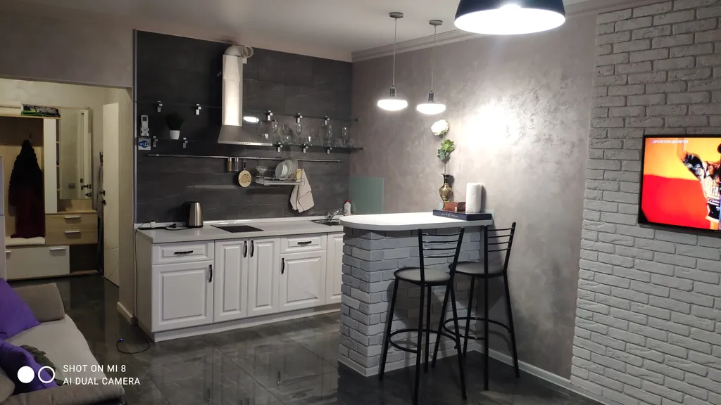 Современная квартира с красивым видом на город