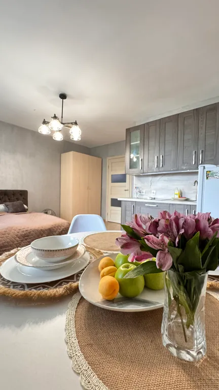 Квартира Квартира Студия у метро Ладожская для 2+1 гостей — Санкт-Петербург