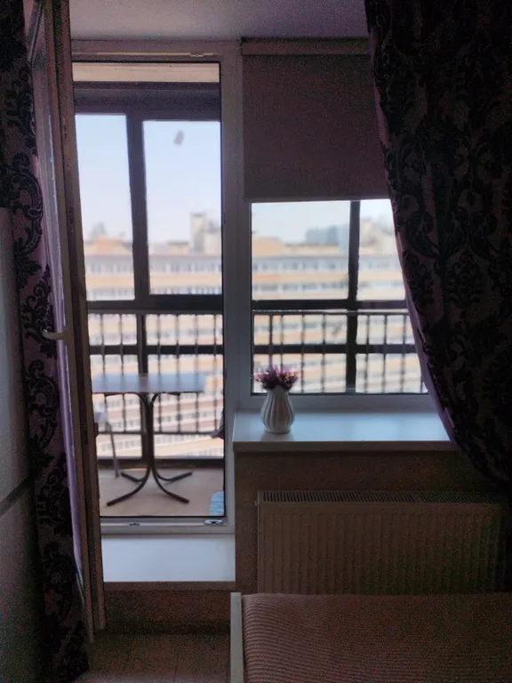 Студия на 16 этаже с большой лоджией