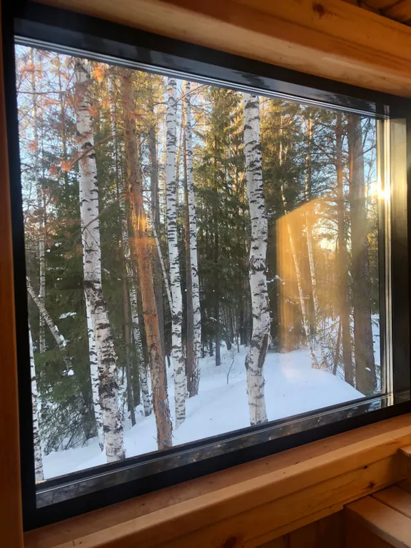 Уютный дом с баней, с панорамным видом на гору Ежовая