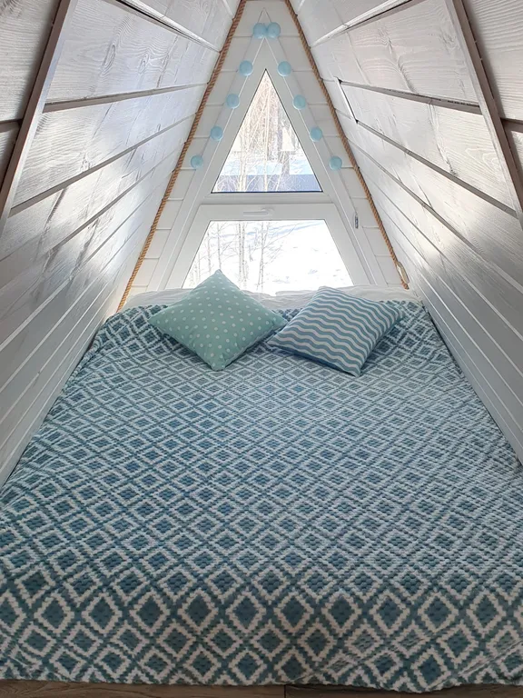 Домик в лесу А-фрейм вилладж