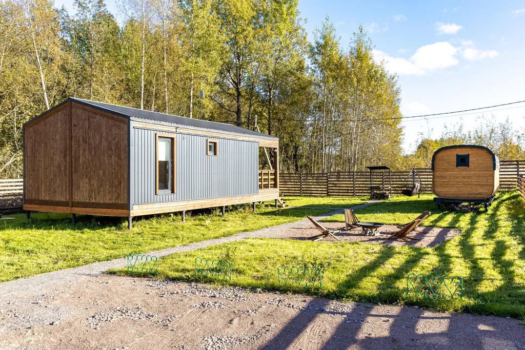 Дом с 2 спальнями и баней рядом с Коробицыно