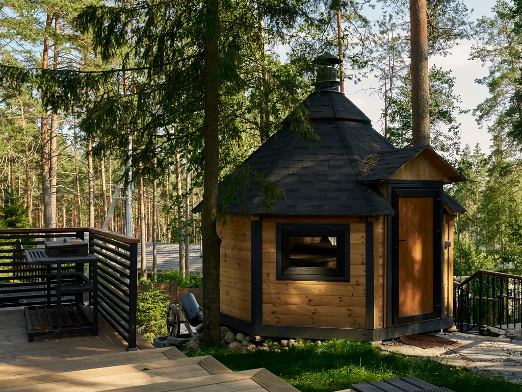 Дом с купелью и Гриль-домом