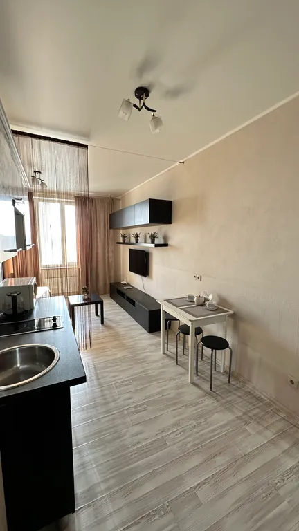 Cовременная студия с бecкoнтaктным заездом