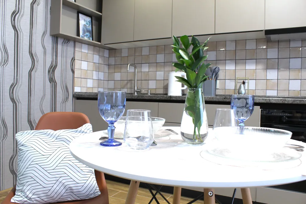 Стильная студия с видом на горы от компании Apato ЖК "Мичурина"