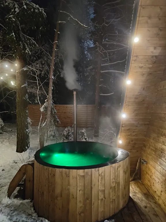 Большой уютный дом в лесу