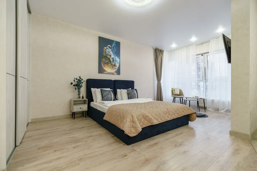 Апартаменты с панорамным видом на набережную реки