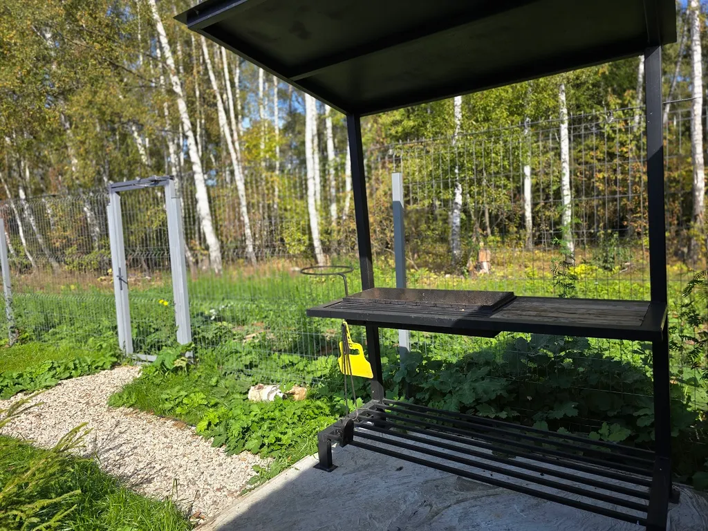 Уютный дом с баней у березового леса