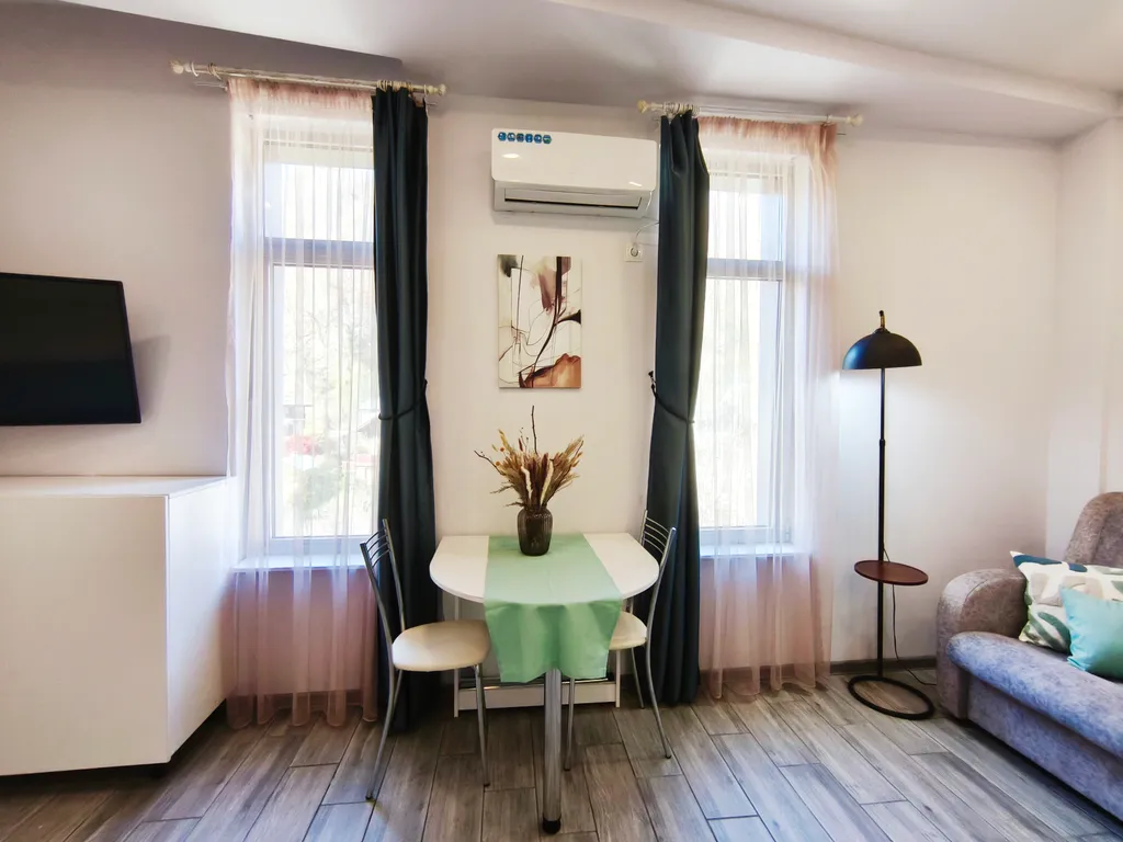 Уютная студия с видом на горы