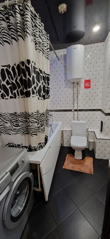 Вместительная студия с видом на реку Ангару