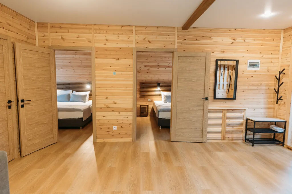 Дом люкс с 2 спальнями и камином