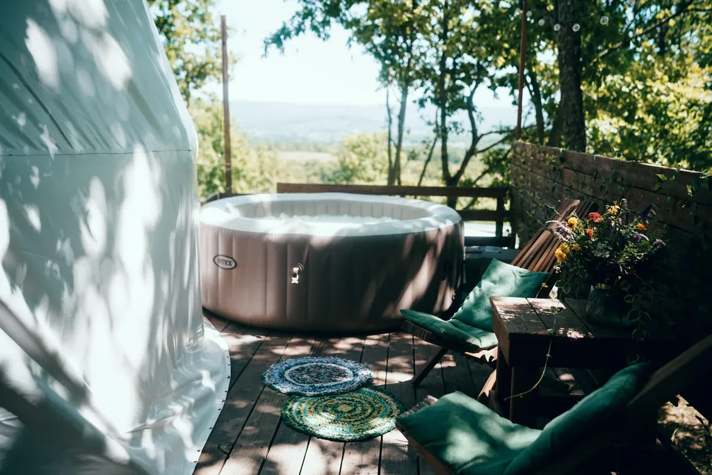 Коттедж Семейный отдых в Куполе Делюкс: панорамная терраса и SPA бассейн — аренда посуточно в Хадыженск