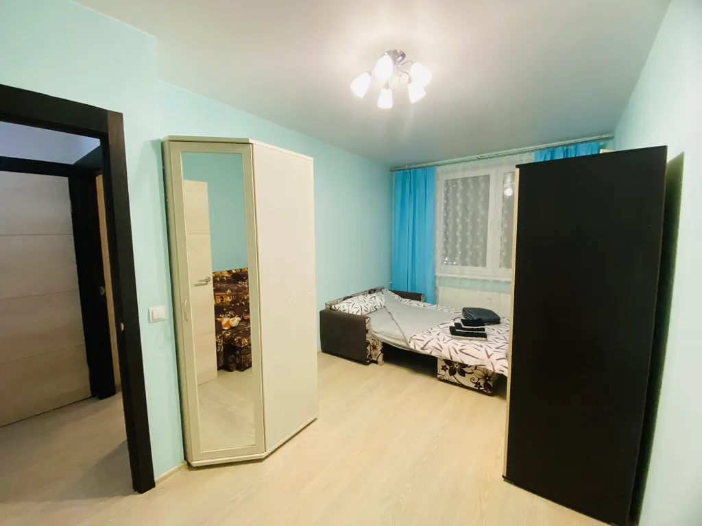 Уютная квартира с прекрасным видом на город в огнях