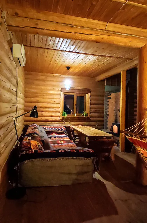 Коттедж Коттедж Просторный сруб с гамаком, камином и баней — Мезмай