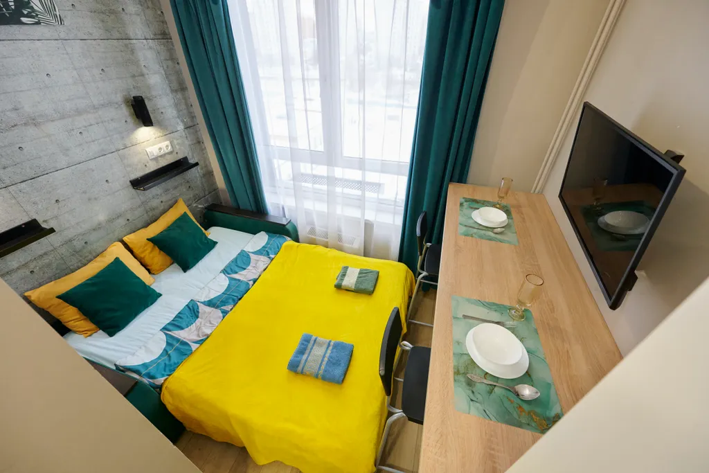 Квартира Квартира Стильная студия у метро — Москва