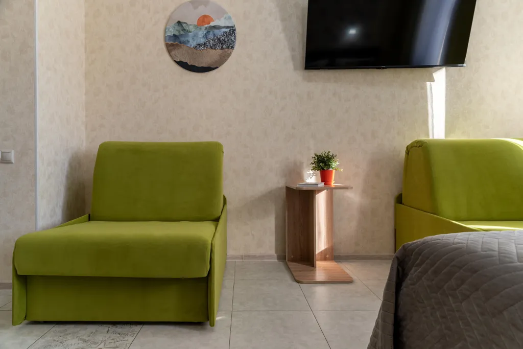 Студия с видом на горы