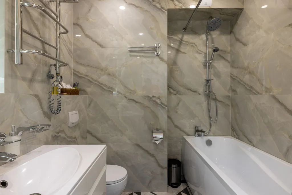 Трехкомнатная квартира с посудомоечной машиной и доп ванной комнатой