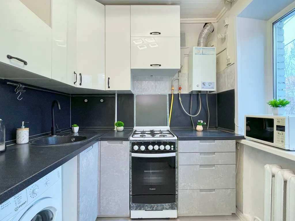 Шикарная 2-комнатная квартира для 1-6 гостей, с кондиционером