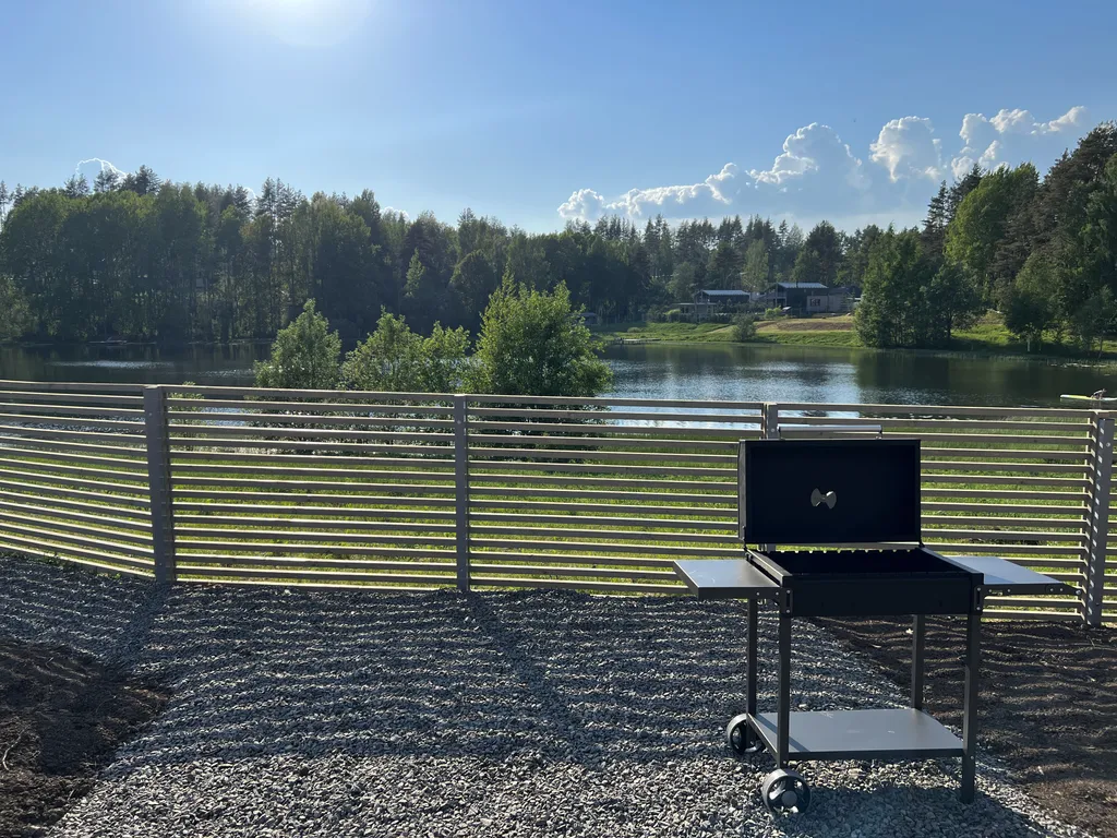 Дом-студия с сауной на озере