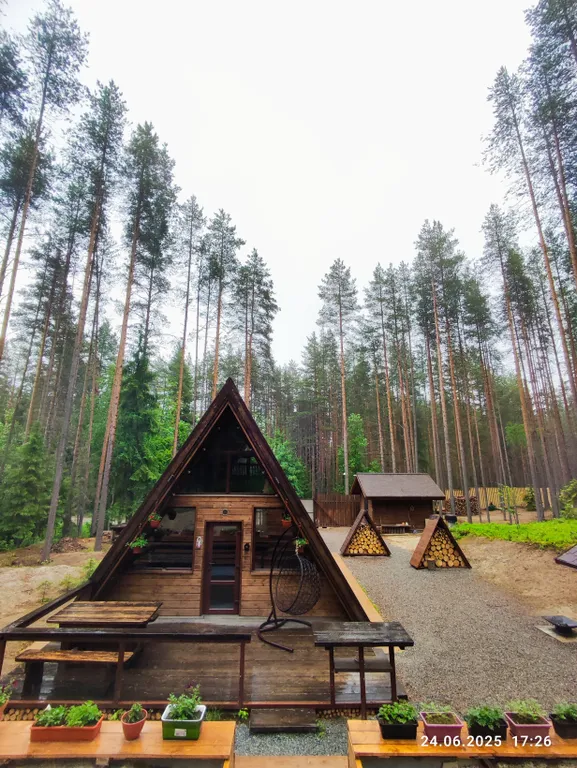 Карельский хутор A-frame