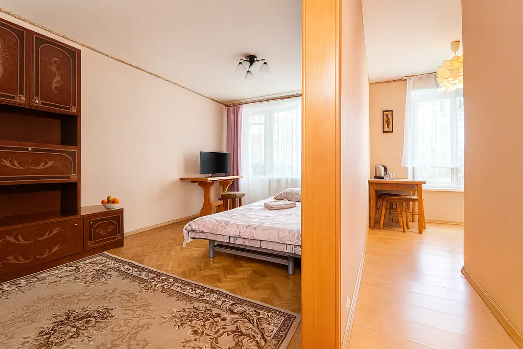 Квартира Уютная 1-комнатная квартира — Москва