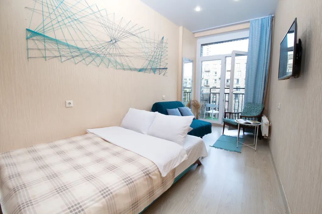 Стильная квартира в доме бизнес-класса с закрытой территорией