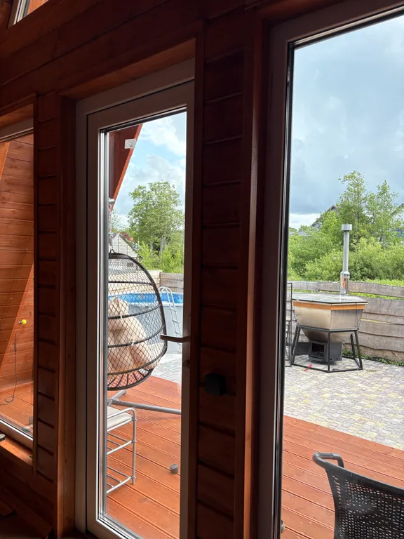 Романтический афрейм домик в 20 минутах от центра Калининграда