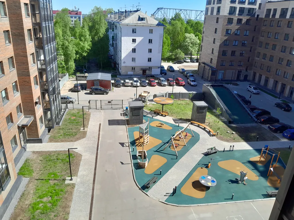 ЖК " Ривер парк " Набережная- Урицкого . Евродвухкомнатная квартира