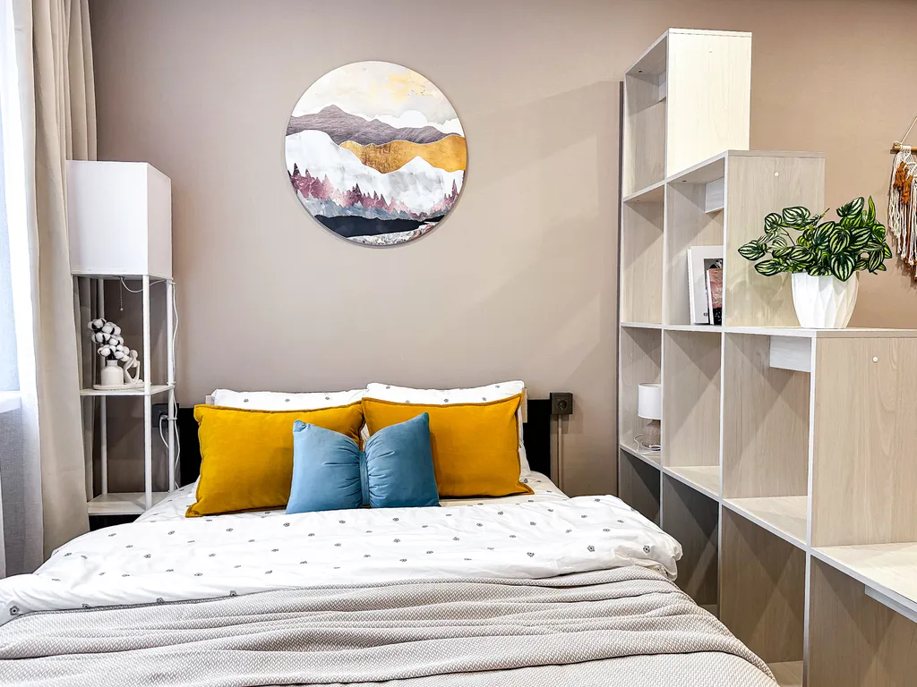 Апартаменты с 2-спальной кроватью, заселением 24/7