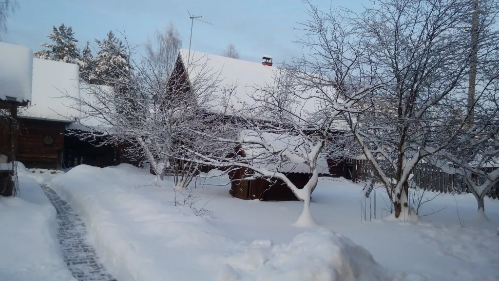 Домик с русской печкой и со всеми удобствами