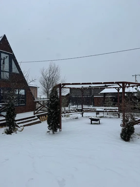 Домбай -Теберда, коттедж с видом на горы