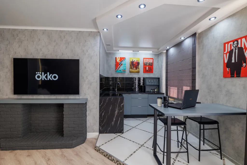 Киностудия - свежая студия с 65" Smart-TV