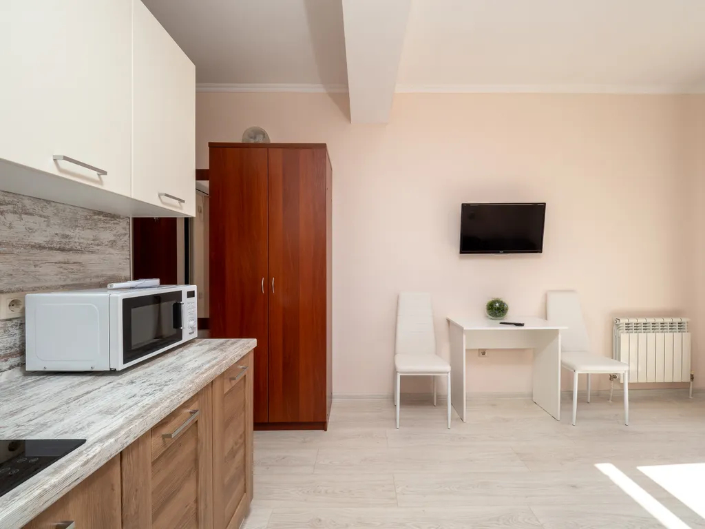 Квартира Квартира Студия у моря с теплым бассейном — Сириус