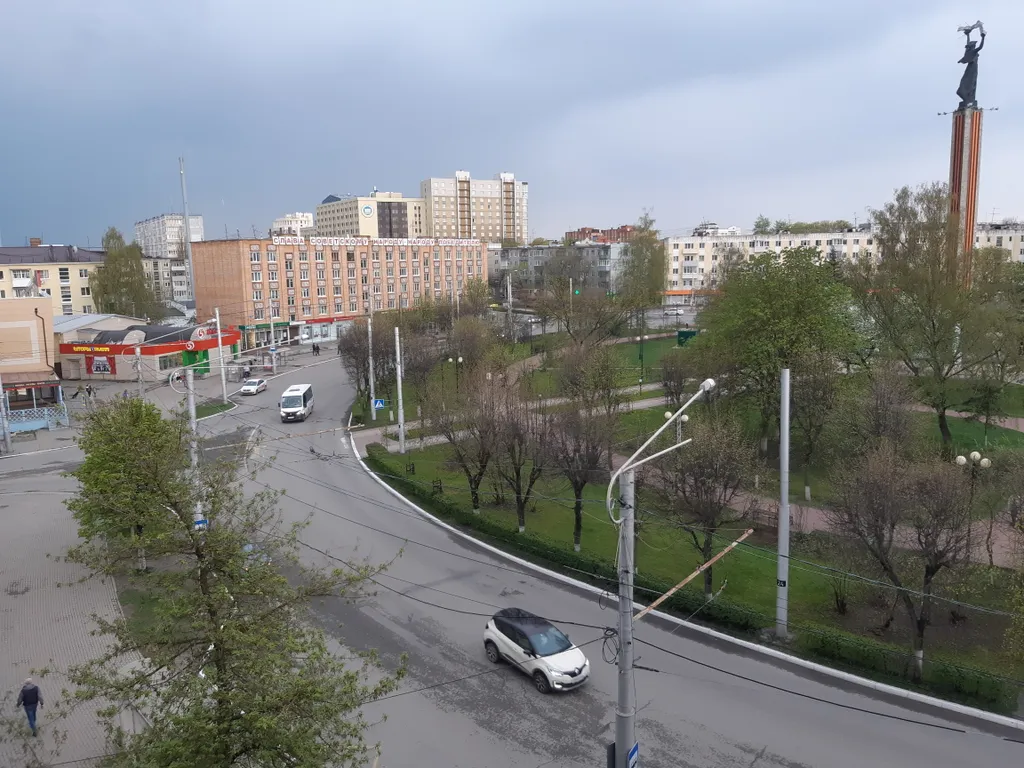 Квартира в центре города с видом на центральную площадь Победы