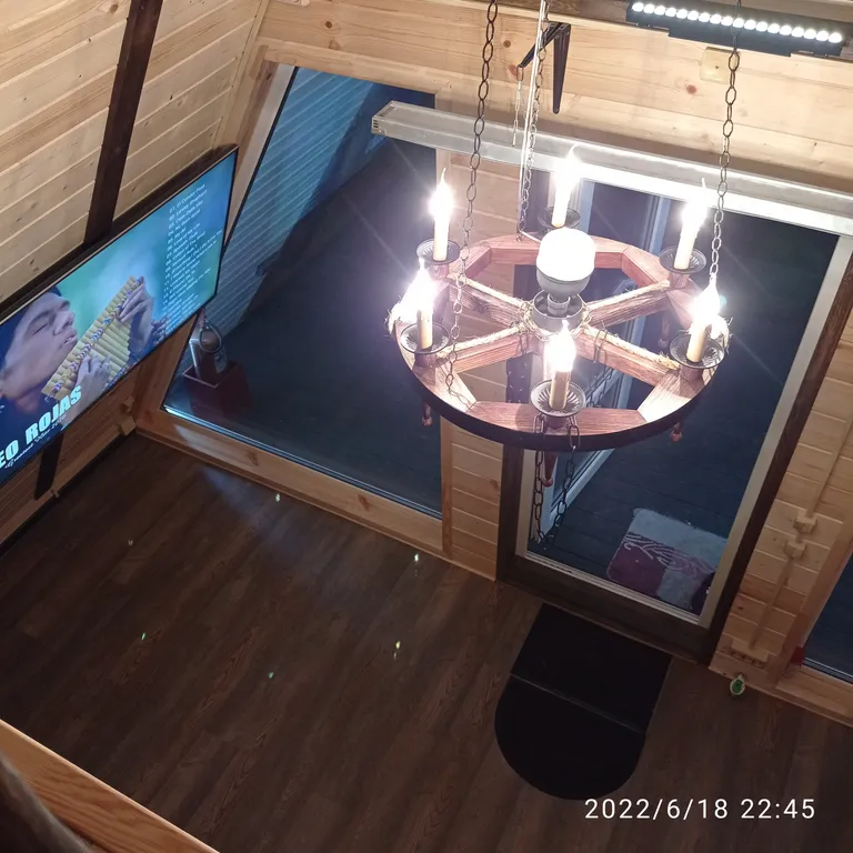 Коттедж Гостевой дом шале а-фрейм в ёлках с пятнистыми оленями и русской баней — Можайск