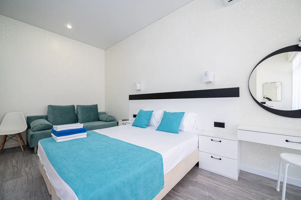 Квартира Квартира Четырехместный Люкс1 с террасой,двором и мангальной зоной — Дюрсо