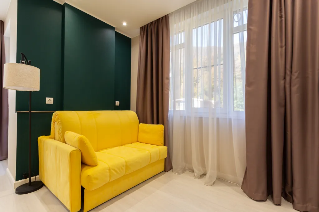 Уютная студия с видом на горы