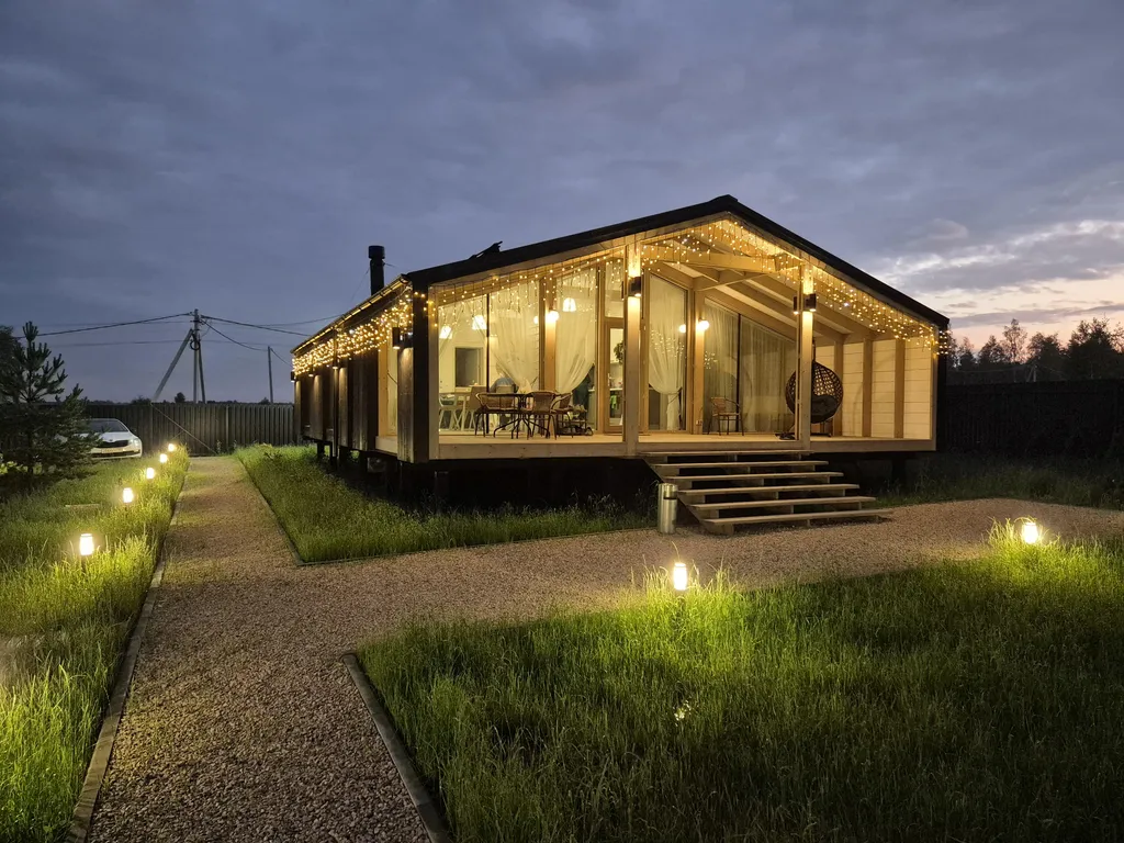 Дом у леса с камином