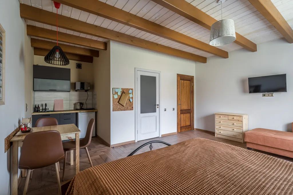 Однокомнатный номер с завтраком в усадьбе Зубровка