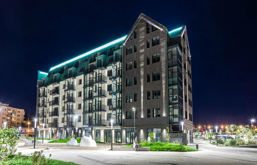 Квартира Квартира Рыбная деревня - студия с кондиционером на набережной — Калининград