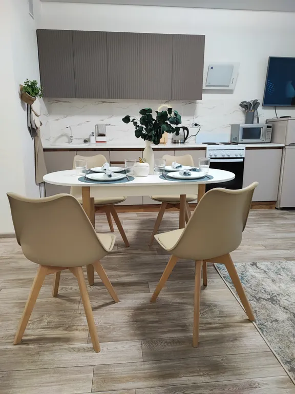 Уютная квартира с новым ремонтом и потрясающим видом