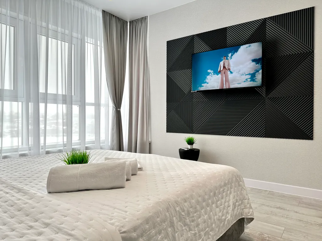 Студия с красивым видом на реку Свияга и набережную